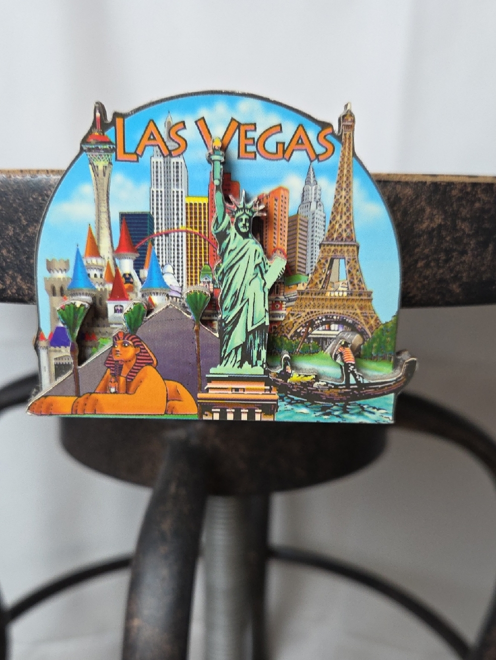 3-D Las Vegas Fridge Magnet